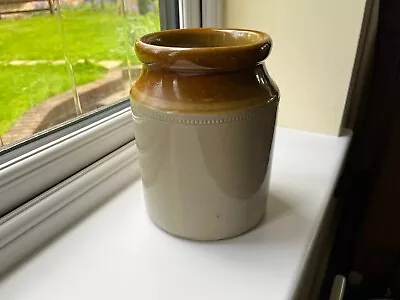 Buy Vintage Stoneware Salt Glazed Storage Jar/Pot In Good Condition • 15£
