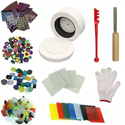 Buy Small Microwave Kiln Kit 10pcs/ Set For DIY Jewelry Glass Fusing Kiln Tools • 55.71£