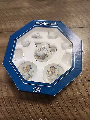 Buy M.J. Hummel Miniature 9 Piece Tea Set Reutter Porzellan Germany Boxed • 8.19£