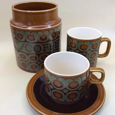 Buy 3 Hornsey Pottery Items - Bronte - Coffee Jar - Cup & Saucer + Mug • 9.99£