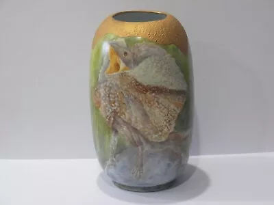 Buy Vintage Australian Pottery Handpainted Tall Mantle Porcelain  Vase. • 59.71£