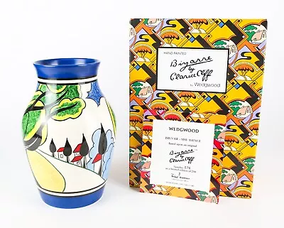 Buy Clarice Cliff By Wedgwood 'may Avenue' Limited Edition Bizarre Isis Vase, Boxed • 250£
