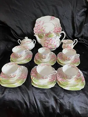 Buy Royal Albert  Blossom Time  Tea Set Complete With Teapot & Sugar Bowl Great • 799.99£