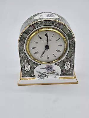 Buy Vintage Wedgwood  Humming Birds  Bone China Clock 1991 • 29.99£