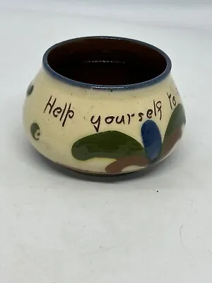 Buy Vintage Watcombe Pottery Torquay Pottery Motto Ware Scandy Small Sugar Bowl Pot • 7.99£