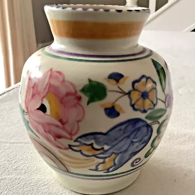Buy Early Poole Pottery AP Pattern Vase By Truda Carter 10cm Tall • 22£