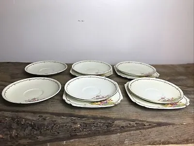 Buy Grosvenor China J&G Ye Olde English Pattern Set Of 4 Side Plates & 6 Saucers • 25£