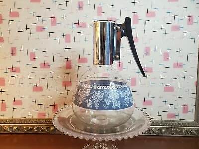 Buy Vintage MCM Glass Coffee Pot Carafe Colony Heatproof USA Collectible Glassware  • 25.06£