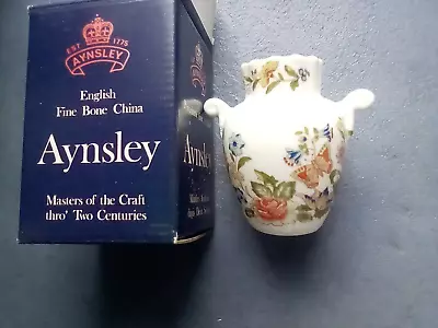 Buy Aynsley Cottage Garden Bone China Mini Urn Vase,8cm , Vintage/ Unused,boxed • 8£