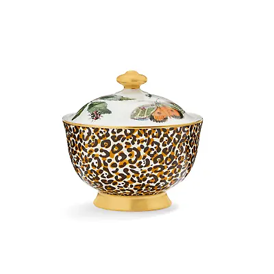 Buy New Spode Creatures Of Curiosity Leopard Sugar Bowl With 22ct Gold Material • 34£