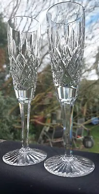 Buy Pair Of Stuart Crystal Shaftesbury Champagne Flutes/Glasses • 59.95£