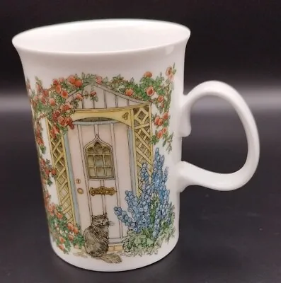 Buy Fine Bone China Dunoon Ceramics Mug Cup Doorways By Sue Scullard Cat Flowers  • 10£