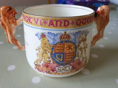 Buy Paragon China 1937 Coronation Loving Cup For King George VI Small Repair • 5.99£