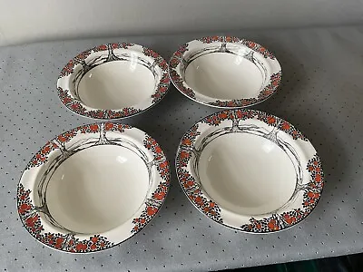 Buy Crown Ducal Orange Tree 4 X Small Lipped Fruit Dishes • 22.50£