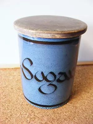 Buy Vintage Wellhouse Pottery Sugar Storage Jar. 1970's. Paignton Devon. • 7.99£