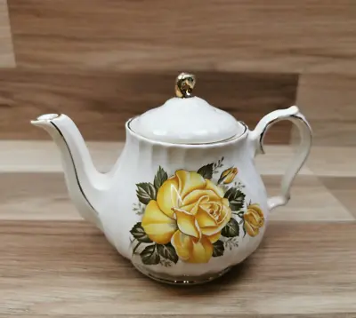Buy Vintage Sadler Yellow Rose Small 3/4 Pint Teapot • 10.99£