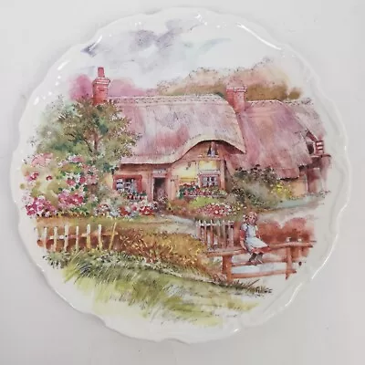 Buy Vintage English Cottage By Royal Osborne Fine Bone China Collector Plate England • 18.97£