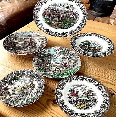 Buy Myotts Porcelain The Hunter Collection Of Plates British • 20£