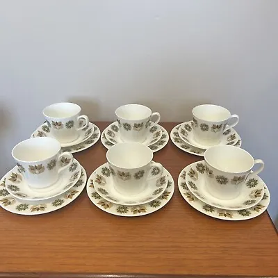 Buy Queen Anne Bone China Mid Century Tea Set Pattern 8269 18 Piece B125 • 59.99£