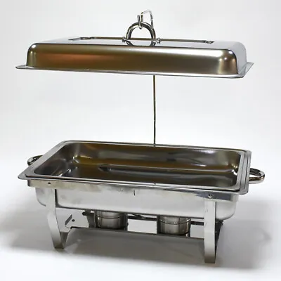 Buy 11 Litre Buffet Chafing Dish Food Warmer Hot Plate Food Warmer 1 Tray Lid Hook • 45.56£