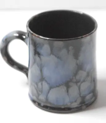 Buy Ewenny Welsh Studio Pottery Mug With Blue Glaze 10cm • 11.99£