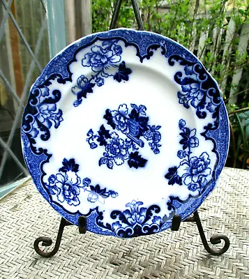 Buy Antique Flow Blue Luncheon Plate Cauldon Pattern Candia Pottery England 8.75  • 33.62£