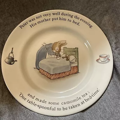 Buy Wedgwood Beatrix Potter Peter Rabbit- Glass Plate 7” Diameter • 12.33£