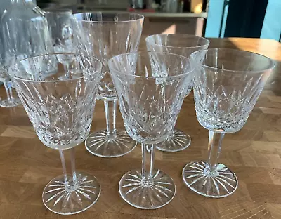 Buy 4 X Waterford Crystal Lismore White Wine Red Wine Glasses 3 X 15cm 1 X 18cm • 39£