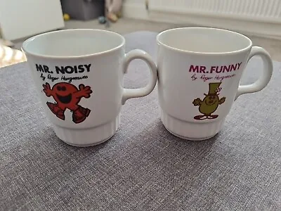 Buy Mr Men Kiln Craft Tableware Staffordshire Potteries Retro Mr.Noisy Mr.Funny • 9.99£