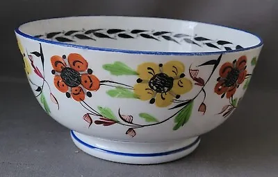 Buy New Hall Painted Flowers Pattern 1169 Slop Bowl C1812-18pat Preller Collection • 30£