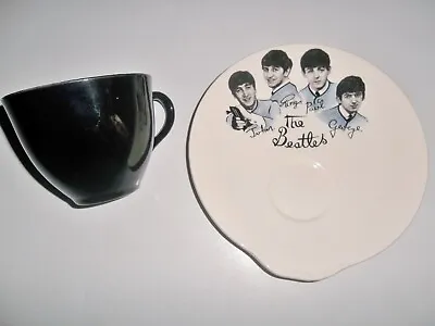 Buy The Beatles Washington Pottery Hanley England Cup And White Blue Saucer Stamped! • 79.99£
