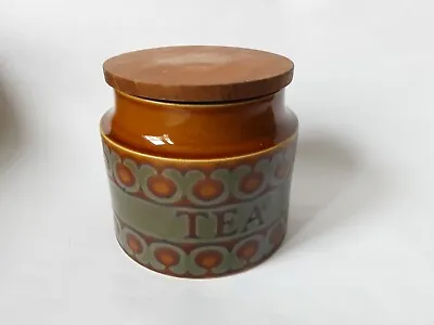 Buy Hornsea Pottery Bronte Tea Storage Jar Vintage 1970s • 19.99£
