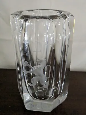 Buy Solid Heavy Vintage Kosta Crystal / Cut Glass Vase  • 19.95£