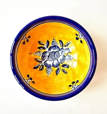 Buy Beautiful Small Hand Painted Spanish Decorative Bowl Signed Casas • 8.50£
