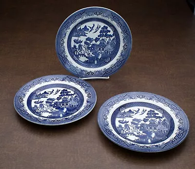 Buy Churchill Blue Willow China Plate 10 1/4  • 17.57£
