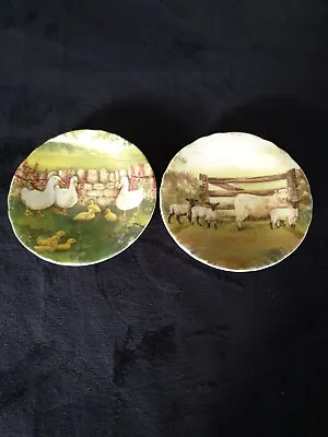 Buy Fenton China Company Ann Blockley Ducks/ Sheep  Trinket Dishes 12cm Diameter  • 4.99£