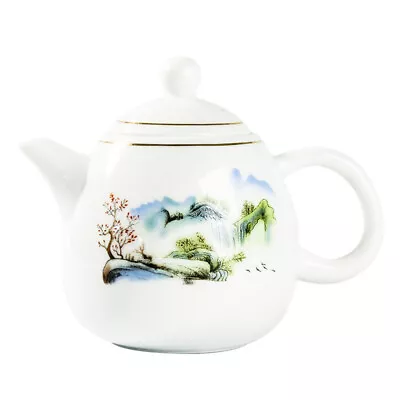 Buy  Portable Teakettle Pot With Infuser Ceramic Teapot Household • 16.18£