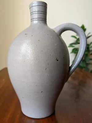 Buy Scandinavian Style Salt Glazed Stoneware Jug Vase Vintage High Quality Unsigned  • 26£