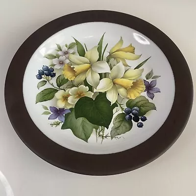 Buy Hornsea Spring Pottery Plate Daffodils Brown Earthenware Lancaster Vitramic • 6.99£