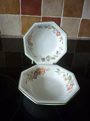 Buy Johnson Brothers 'Fresh Fruit'  X 2 Fruit Dishes 5 3/8'' Good Condition • 5.99£