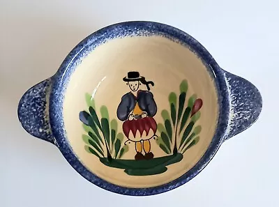 Buy Vintage 1980s Folk Art Brittany French Breton Handmade Bowl Collectable RAYMOND • 19.50£