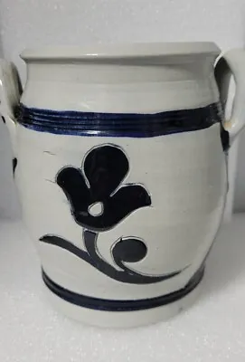 Buy Colonial Williamsburg Restoration Pottery Salt Glaze Handled Vase • 11.53£