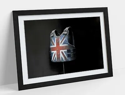 Buy Banksy Union Jack Stab Vest Stormzy -framed Street Art Poster Picture Print • 34.27£