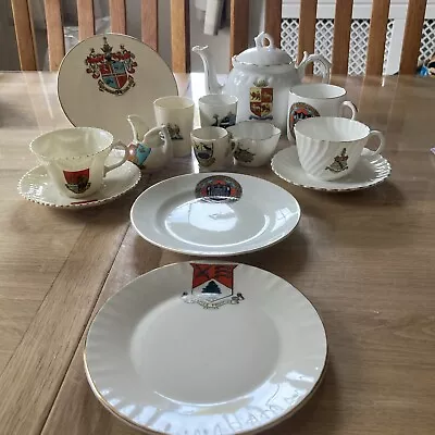 Buy Job Lot Vintage Crested China Ware Assorted Makers • 7£