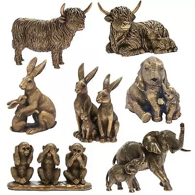 Buy Bronze Resign Animal Ornament - Choose Design • 21.49£
