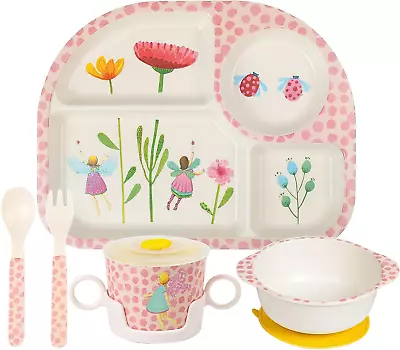 Buy Greentainer Kids Cartoon Dinnerware Set - Children Dishes Food Plate Bowl Cup Sp • 24.30£