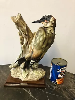 Buy Large Capodimonte Figurine Florence R Penatti Large Woodpecker Figure • 210£