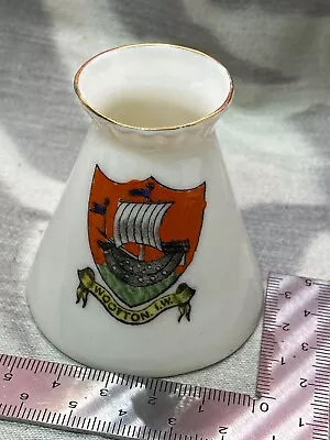Buy Original Vintage Crested China Ware Cup - WOOTTON - Isle Of Wight • 3£