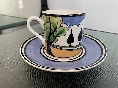 Buy Wedgwood Clarice Cliff Café  May Avenue Ltd Edition Coffee Cup & Saucer • 23.99£