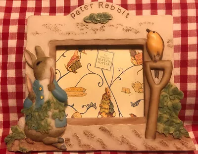 Buy Vintage 1993 Beatrix Potter Peter Rabbit Ceramic 3D Photo Frame • 8.50£